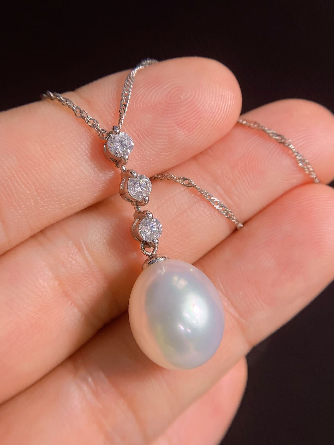 pt珍珠钻石项链-金融资产-京东资产交易