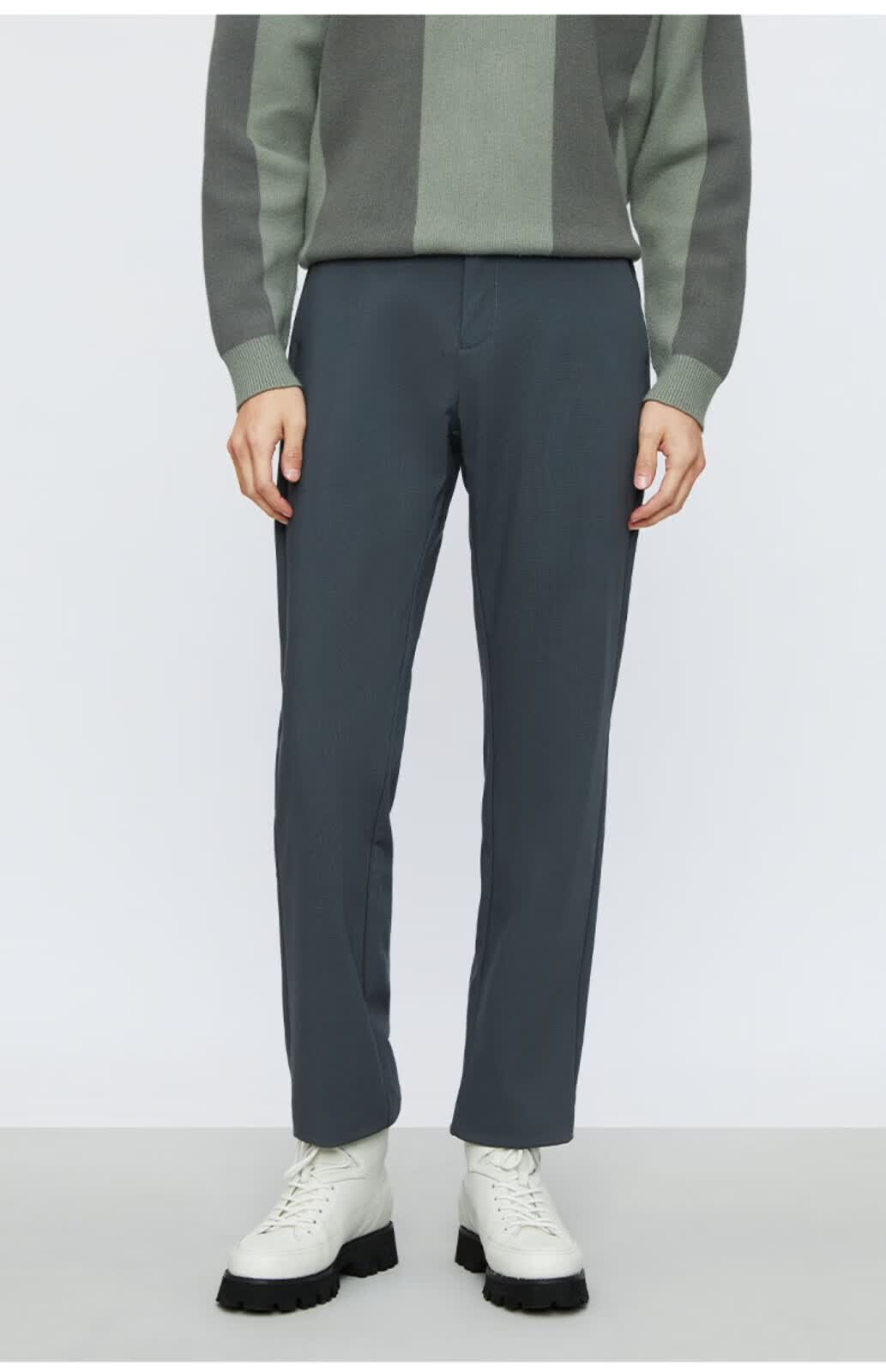 【植绒保暖】九牧王男裤休闲裤男2022秋冬新款工装裤男直筒宽松大码