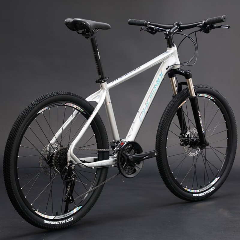 山地车自行车学生成人男女越野减震变速赛车单车禧玛诺 禧玛诺套件 铝