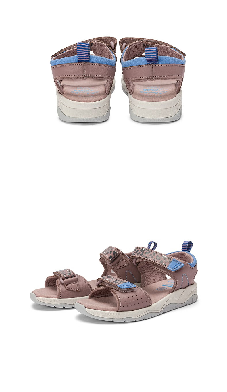 clarks其乐童鞋2022新款男童凉鞋女童凉鞋复古运动舒适橡胶底凉鞋