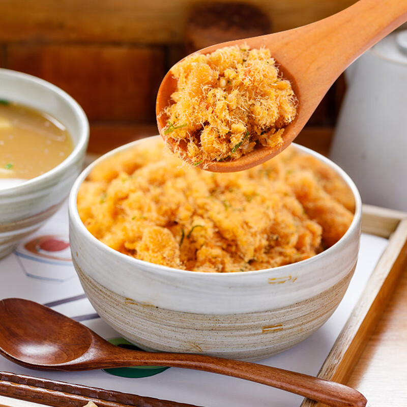 福禄源 厦门鼓浪屿特产原味猪肉松海苔寿司专用300g儿童营养罐装 儿童