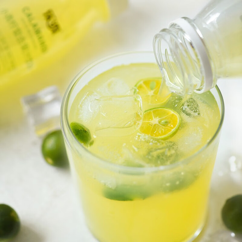 乐源 小青柠汁280ml*8瓶整箱山姆柠檬汁饮料小青柠复合果汁维c饮料