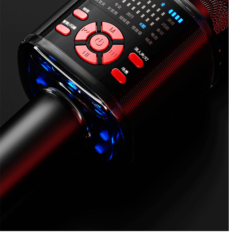 瑞德罗曼 麦克风车载k歌话筒音响一体双麦对唱专用无线蓝牙户外大音量