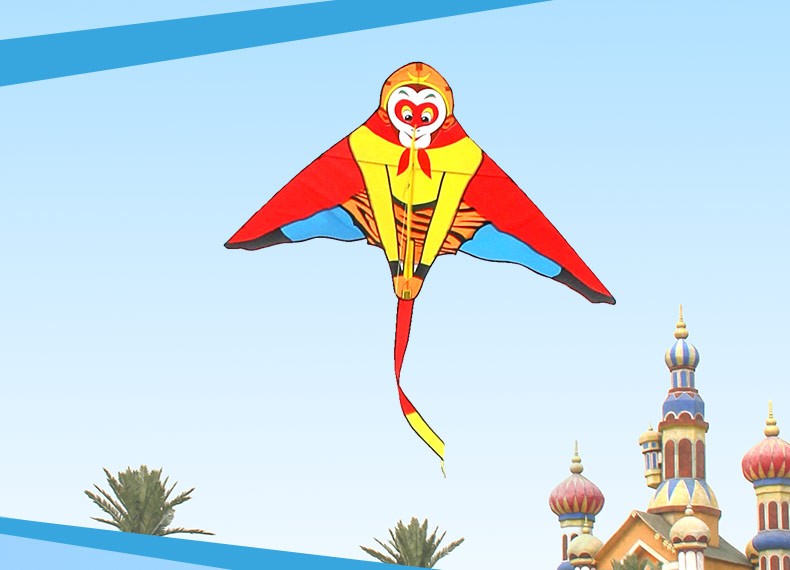 儿童风筝潍坊百特新款西游记系列猪八戒风筝线轮易飞 唐僧(不带线)