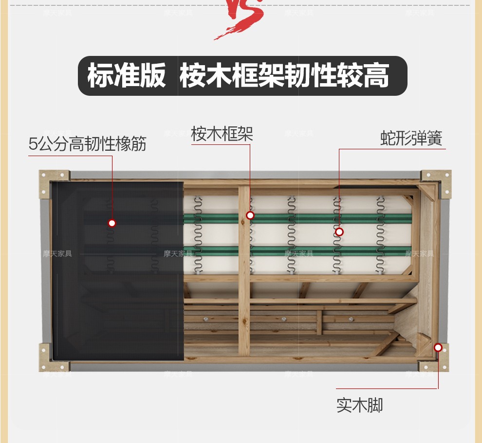 头层牛皮沙发小户型沙发客厅家具双人贵妃位标准版桉木框架国产牛皮