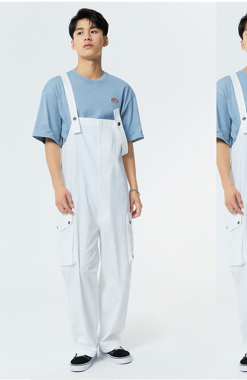 【商场同款】dickies背带裤 男秋冬下装背带裤010907 黑色 s【图片 价