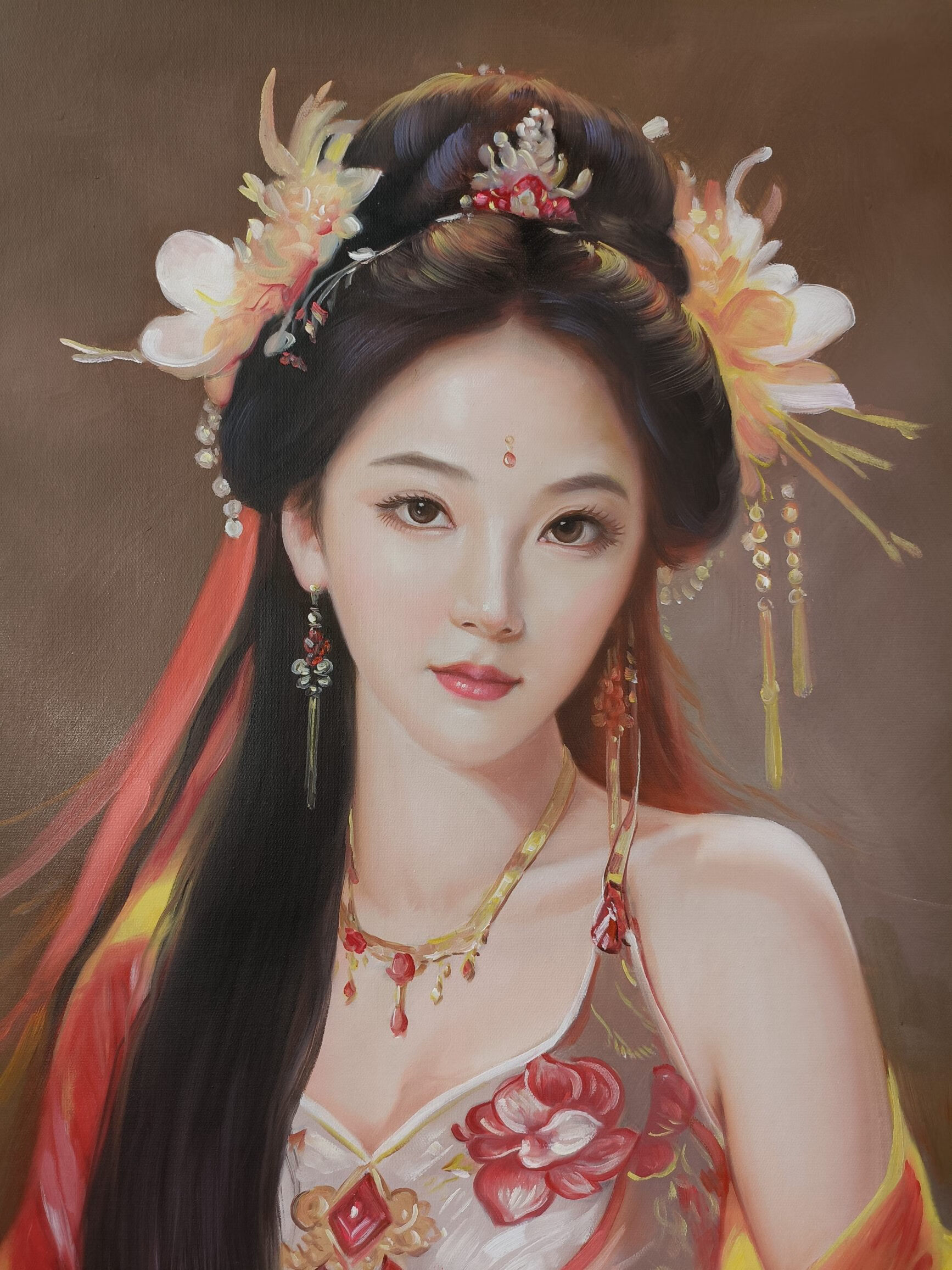 人物,纯手绘油画编号为ysp6