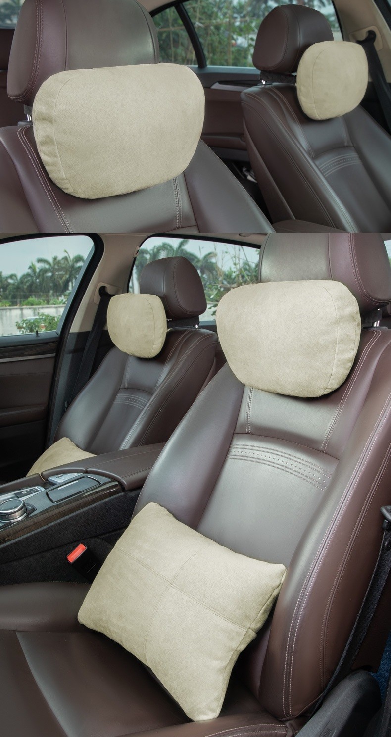 igiftfire汽车迈巴赫头枕奔驰glc260 靠托靠背靠枕颈枕记忆棉垫座椅