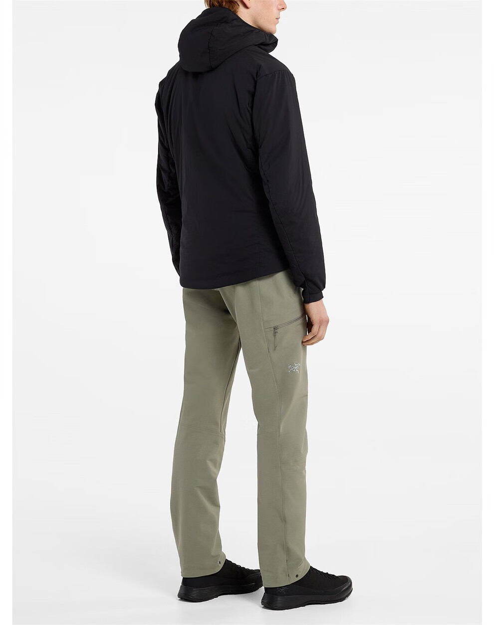 arcteryx始祖鸟gamma ar男士弹力软壳长裤 户外运动休闲裤 黑色