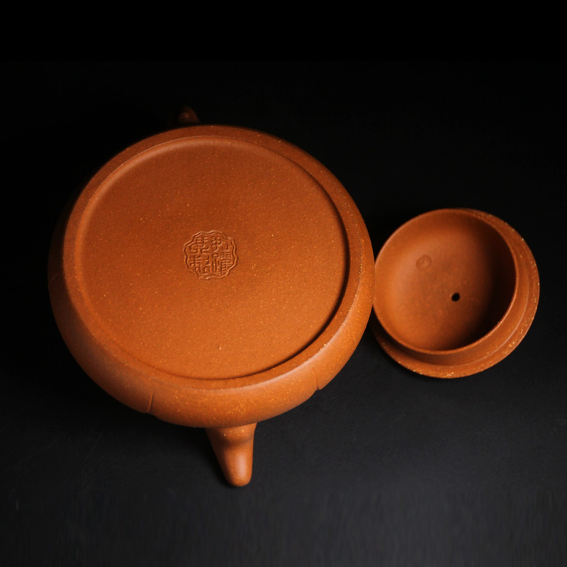 助理工艺师尹跃琴紫砂壶泡茶壶茶壶正品宜兴紫砂壶原矿降坡泥莲花石瓢