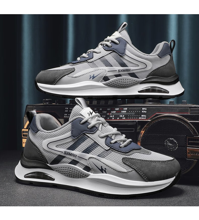 双星八特 鞋子男秋冬季男士厚底增高老爹鞋男潮流男鞋低帮百搭休闲潮