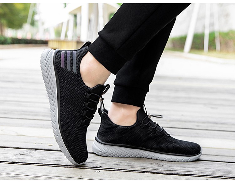 荣仕rongsi中老年健康男鞋春秋防滑透气运动休闲爸爸鞋软底网面老人