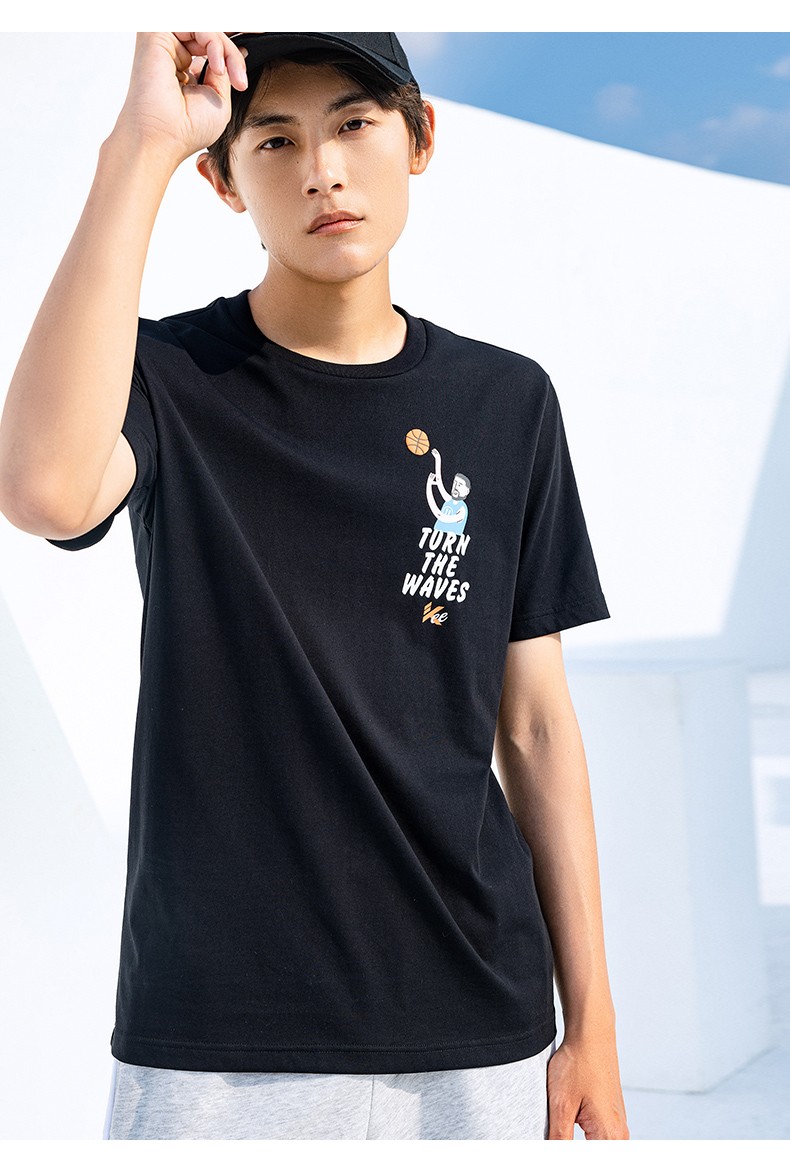 安踏kt运动透气短袖男士2022夏季款汤普森篮球系列休闲潮流舒适t恤