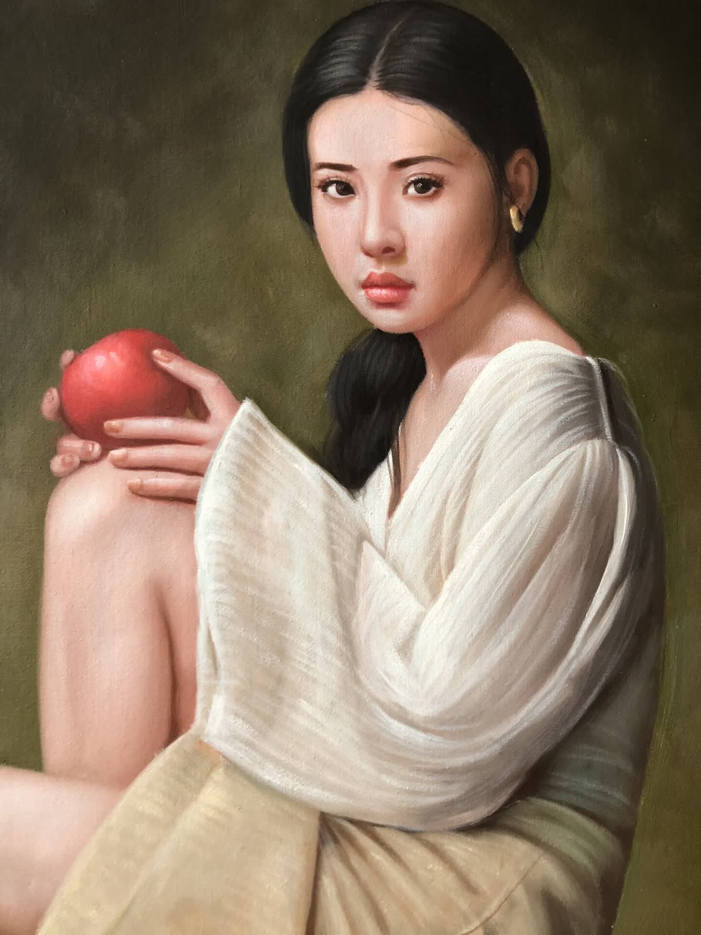 人物,纯手绘油画编号为ysp10