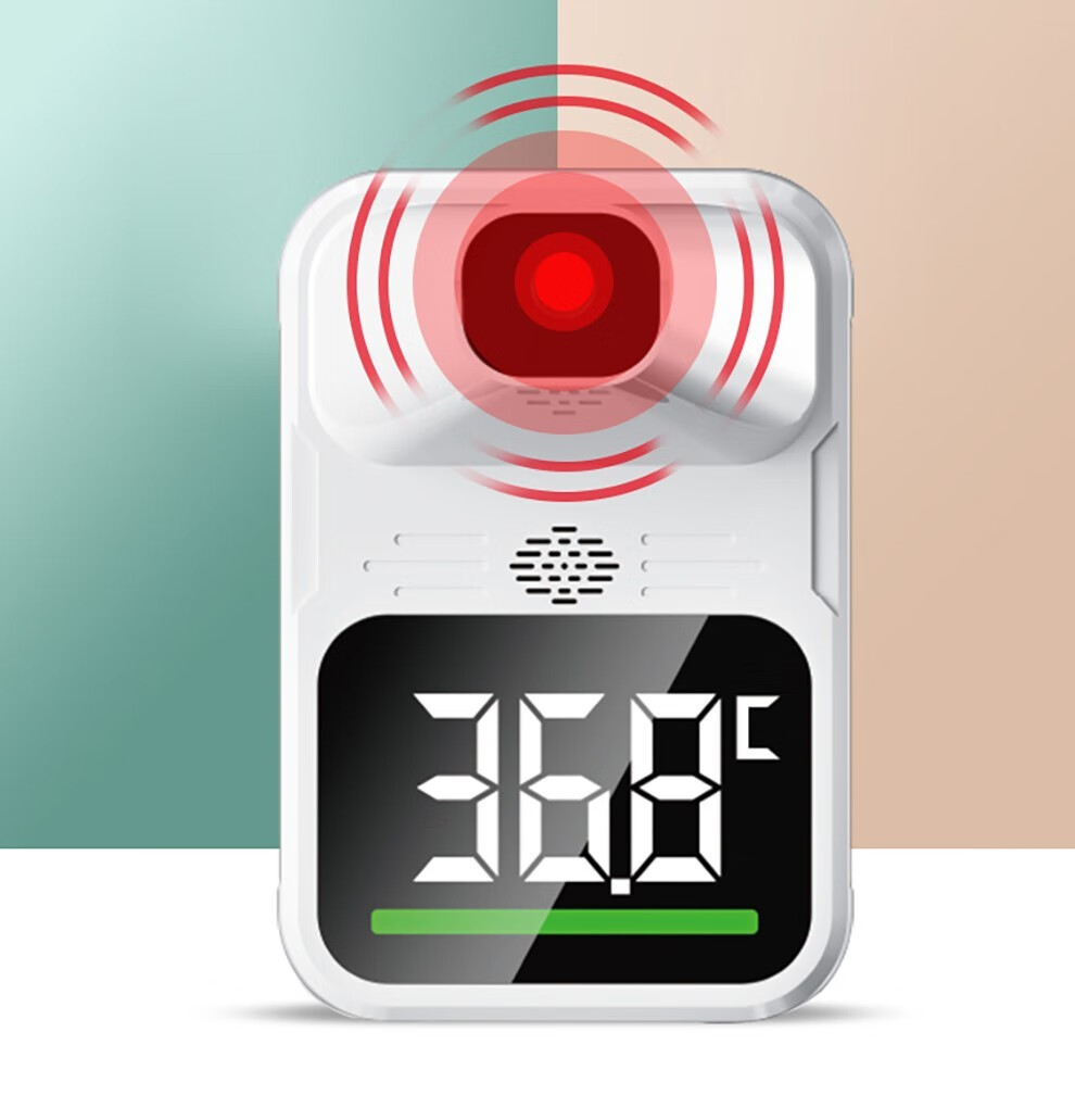 szosen红外线测温仪全自动立式免接触语音播报发热报警36米远距离智能