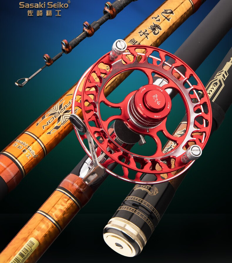 佐崎精工(sasaki seiko) 鱼竿碳素19调千代松鲲谷麦前打竿超轻超硬三