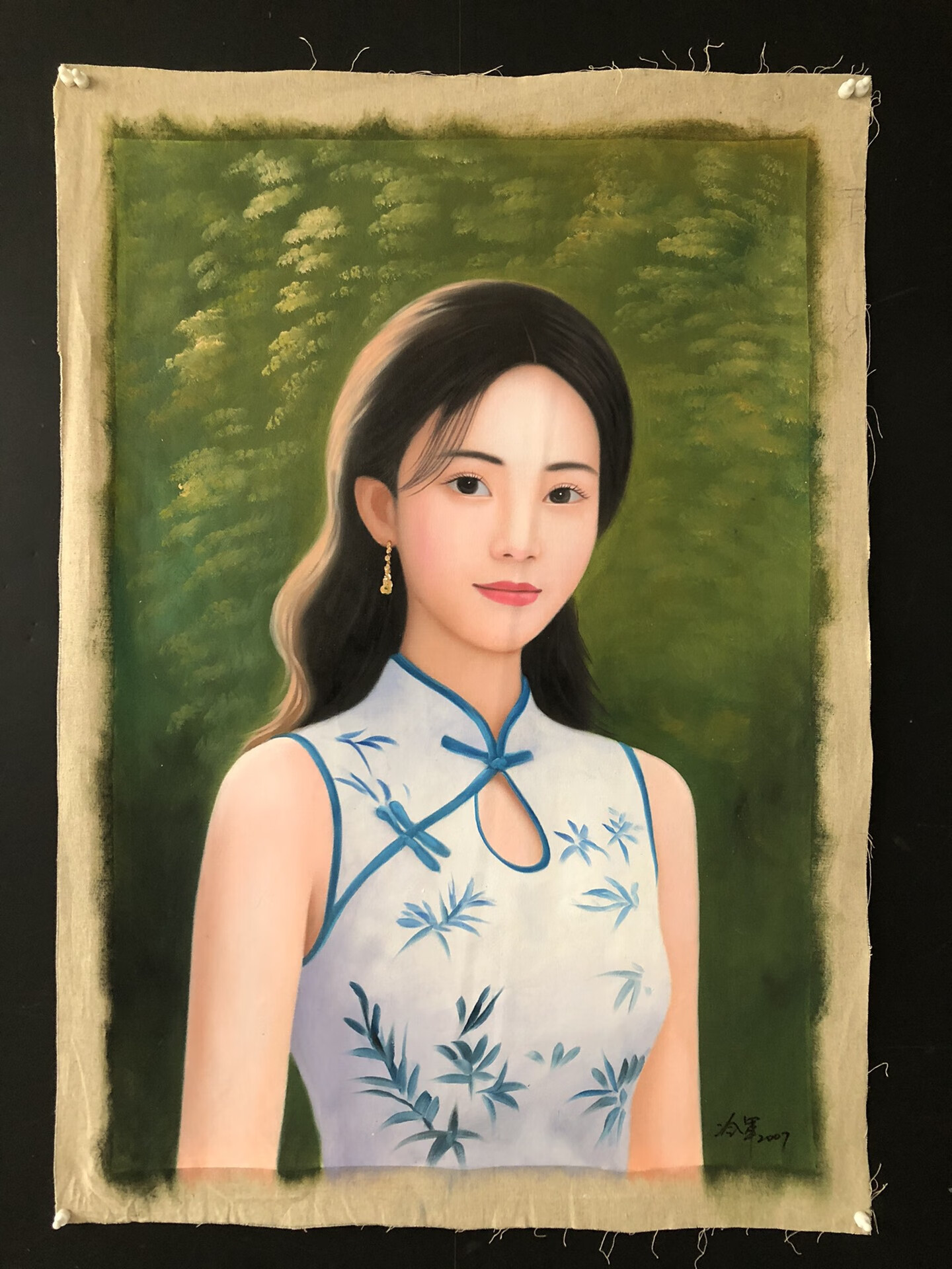 人物,纯手绘油画编号为ysp9