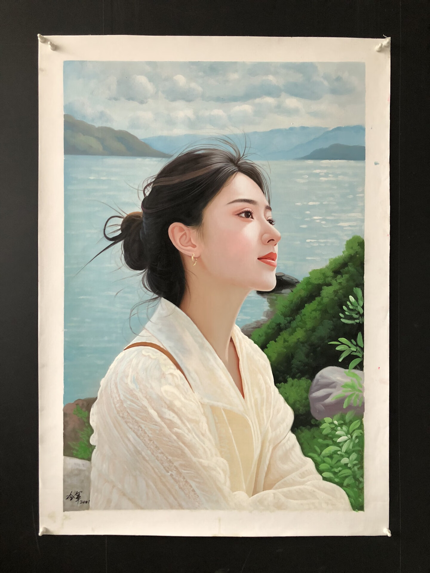 人物,纯手绘油画编号为ysp8