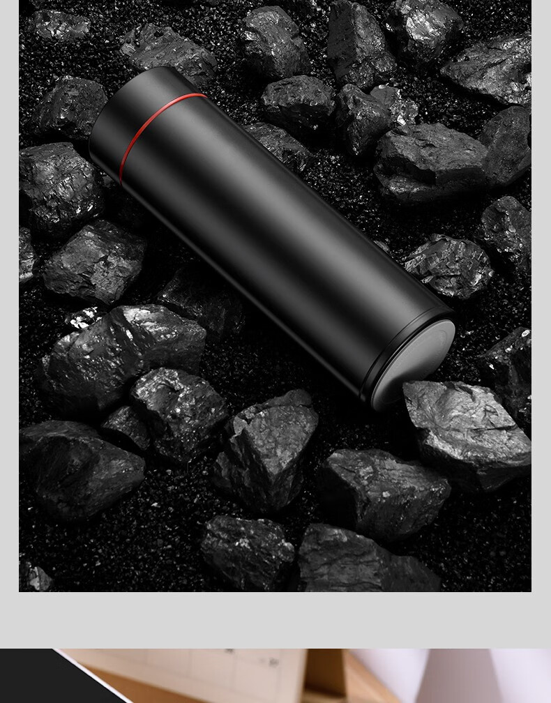 塔驰密司(touchmiss) 双层纯钛智能保温杯高级精致水杯子小巧便携茶杯