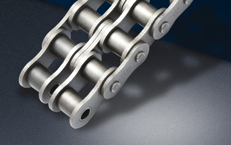 工业传动链条短节距精密滚子链条单排滚子链双排套筒链单排链条接头