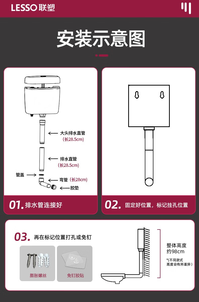 联塑水箱安装步骤图图片