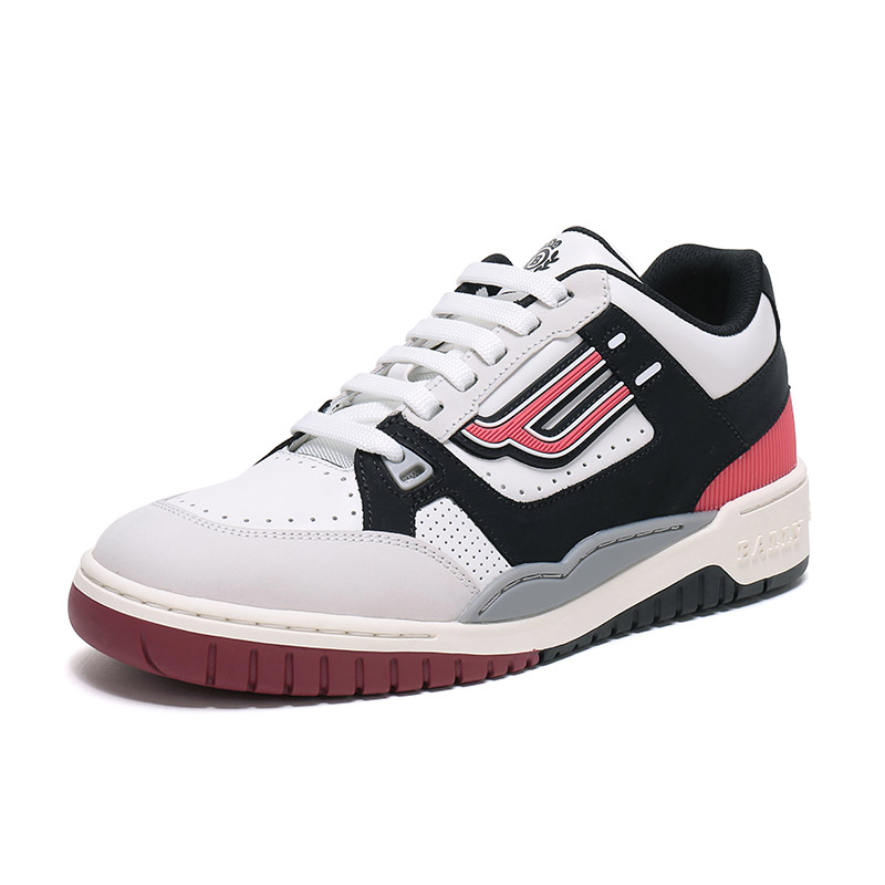 男鞋bally 巴利 男士皮质运动鞋 kuba t 300 黑色 6/40码