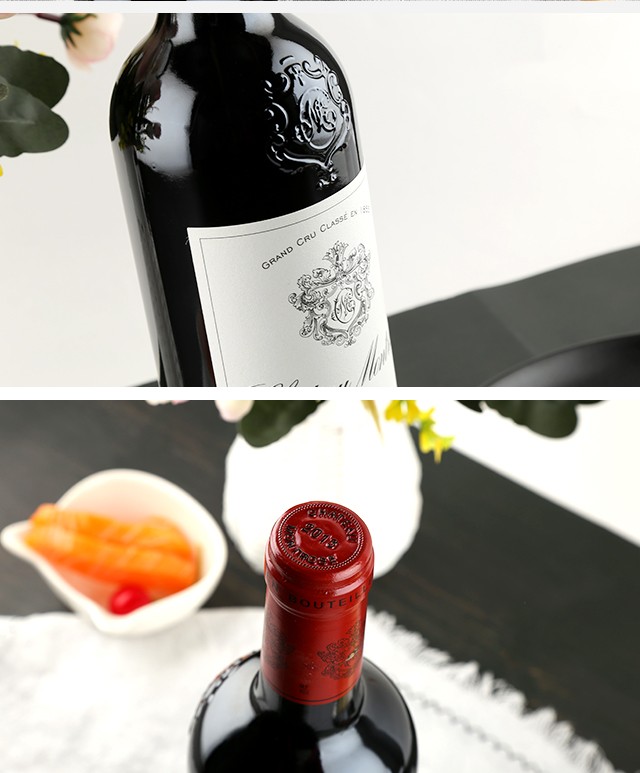 玫瑰庄园干红葡萄酒玫瑰酒庄法国原瓶进口红酒2013年750ml单支