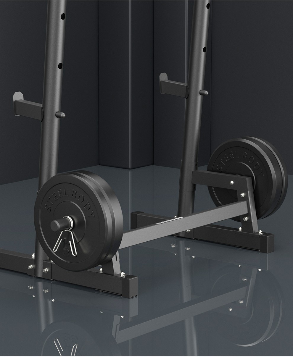 功能杠铃架杠铃套装力量综合训练器械深蹲架335磅150公斤奥杆杠铃套装