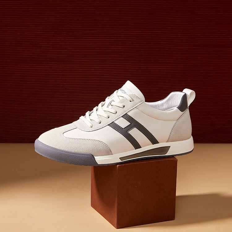 harson哈森男鞋运动休闲鞋男春秋阿甘鞋男士透气百搭潮男青年学生板