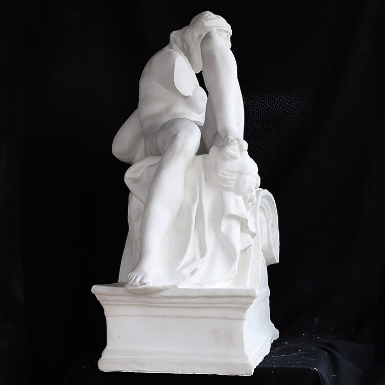 夜神石膏像65cm人物石膏头像昼神美术教具画室素描写生人像雕塑唐帆