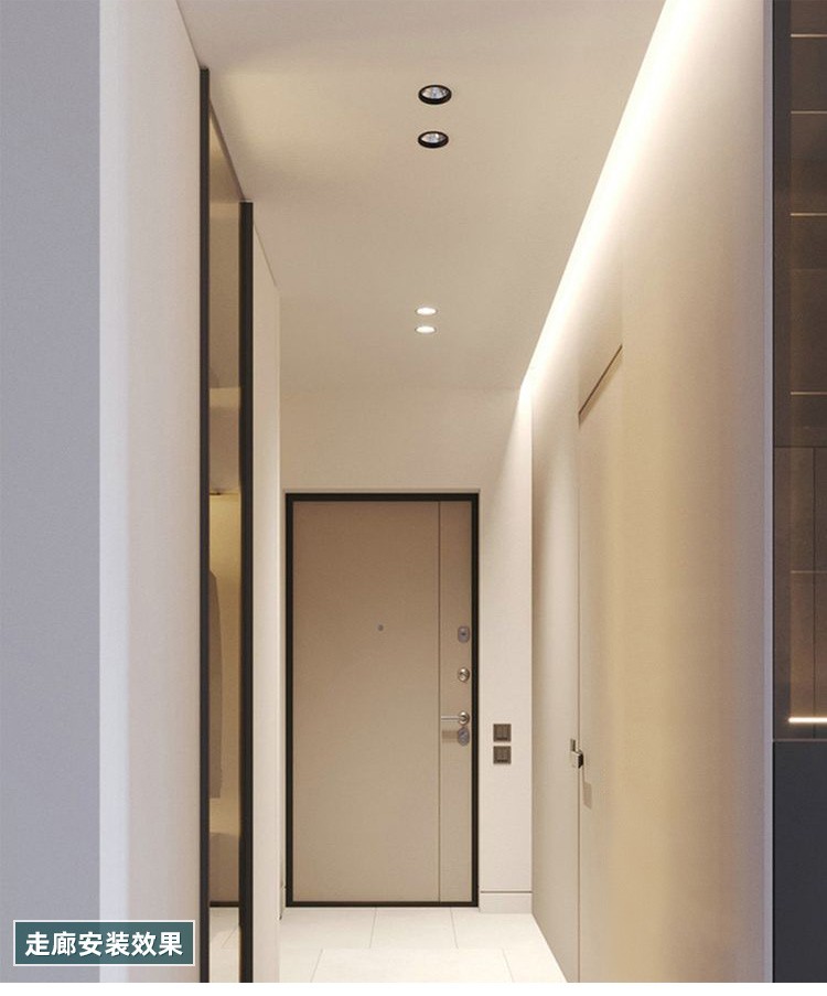 全新广发洗墙灯led线性铝槽反光灯槽卧室客厅灯带天花洗顶预埋线条灯