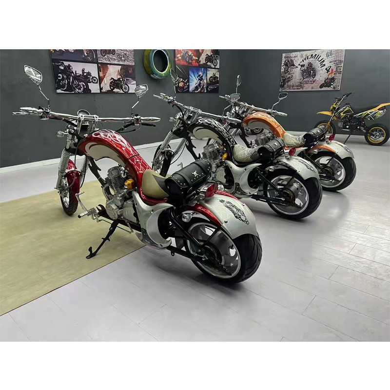 摩托车跑车美国大狗哈雷复古太子车陆地巡航改装巡洋舰宗申红色250cc
