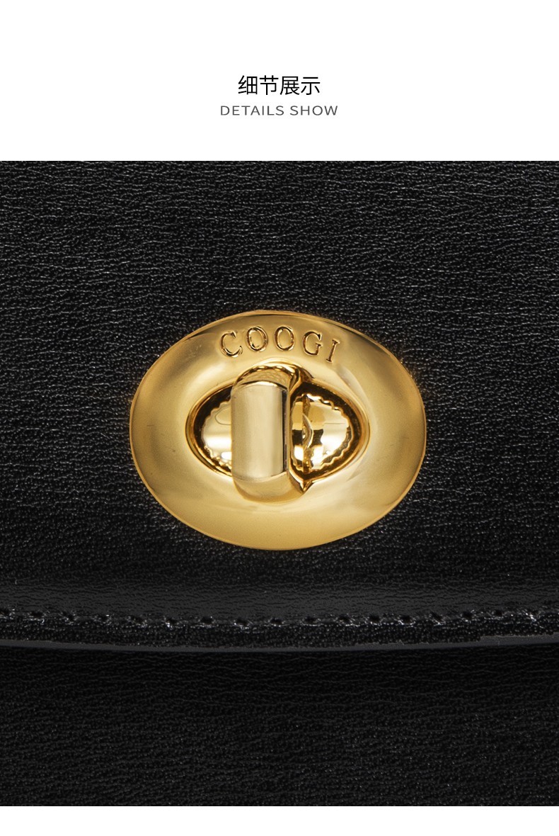 coogi奢侈品包包女包单肩包女士斜挎手提包七夕情人节生日礼物送女友