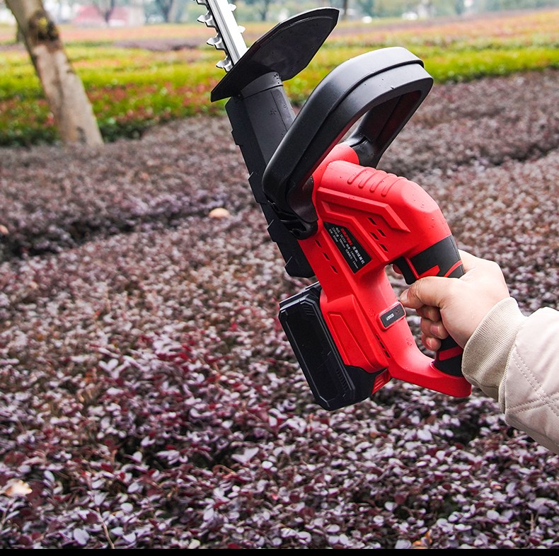 达瓦(dawa)电动绿篱机充电式双刃锂电绿篱修剪机割草机便携式公路绿化