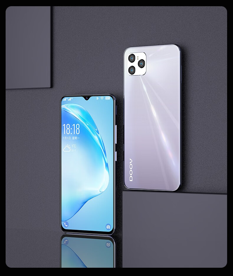 朵唯x11promax超薄全网通4g智能手机千元全面屏学生游戏老年机人脸