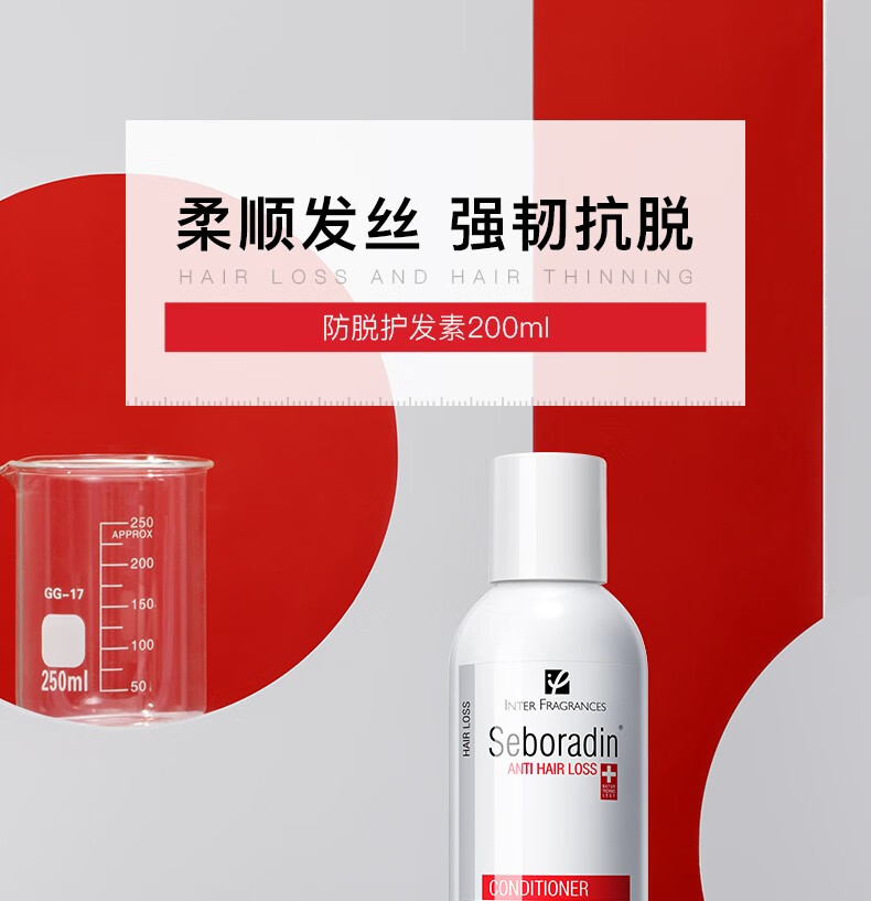 波兰进口seboradin丝柏汀洗发水防掉脱发安瓶精华液护