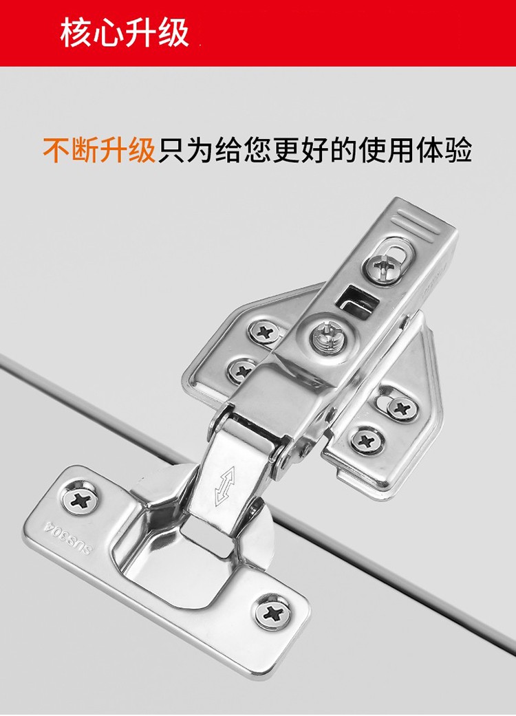 铰链合页橱柜门不锈钢液压缓冲合页阻尼铰链柜门合页飞机衣柜暗门合叶