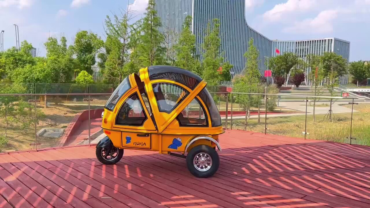 小水滴电动三轮车接送孩子大人代步家用新能源新国标可上牌 尊贵版