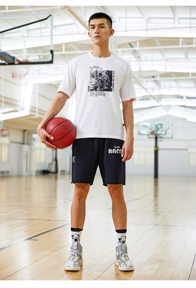 安踏运动短裤男2021新品kt汤普森系列rocco五分裤子男士篮球系列针织