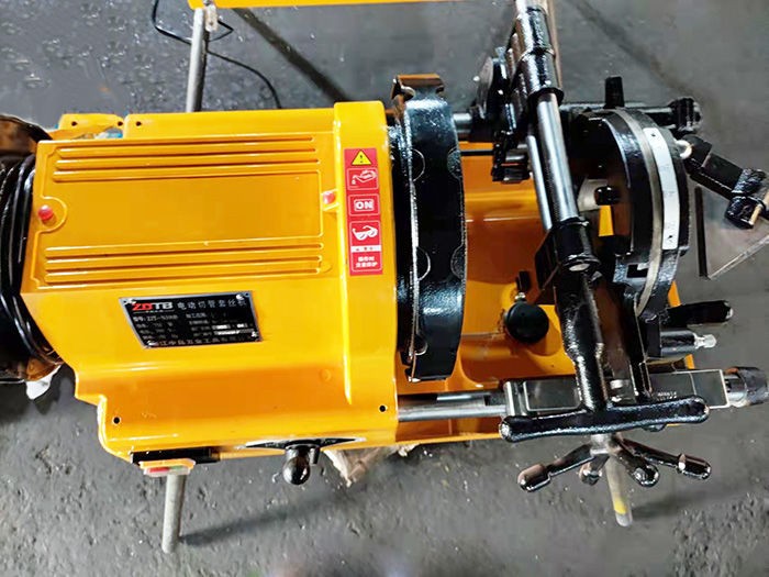 管道电动套丝机钢管水管套丝切管机开牙机消防管绞开牙机车丝机绞丝机