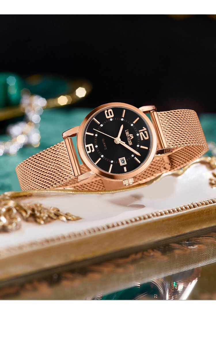 励柏艾顿(liber aedon)女款手表女2022新款学生简约气质女表小巧百搭