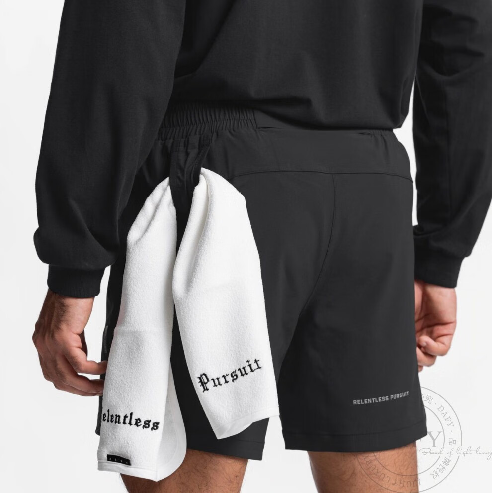 专业运动裤男士夏季训练美式健身房篮球短裤不过膝定制三分健身裤大码