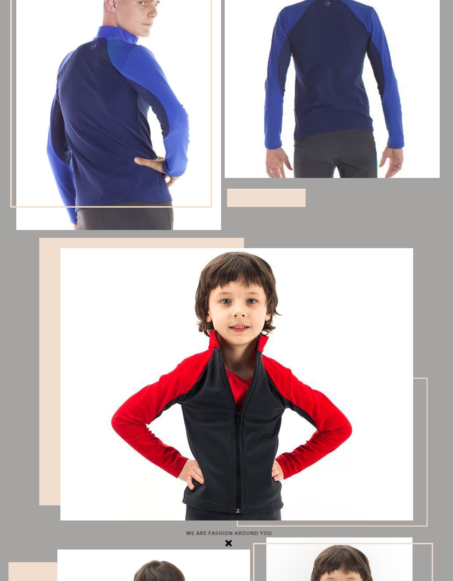 【补给者】sagester意大利 花样滑冰训练服滑冰夹克运动上衣男254