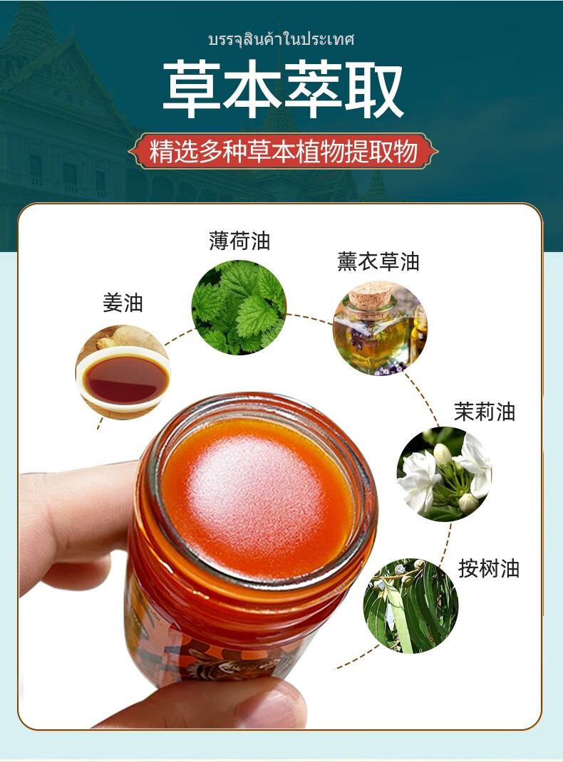 原装进口 邹健平安膏 驱蚊止1痒四季适用风行海外 晕船晕浪 居家常备