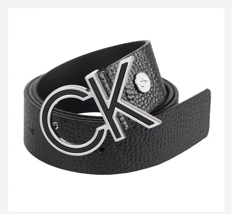 凯文克莱(calvin klein)ck男士腰带男士休闲皮带 10797 黑色 105