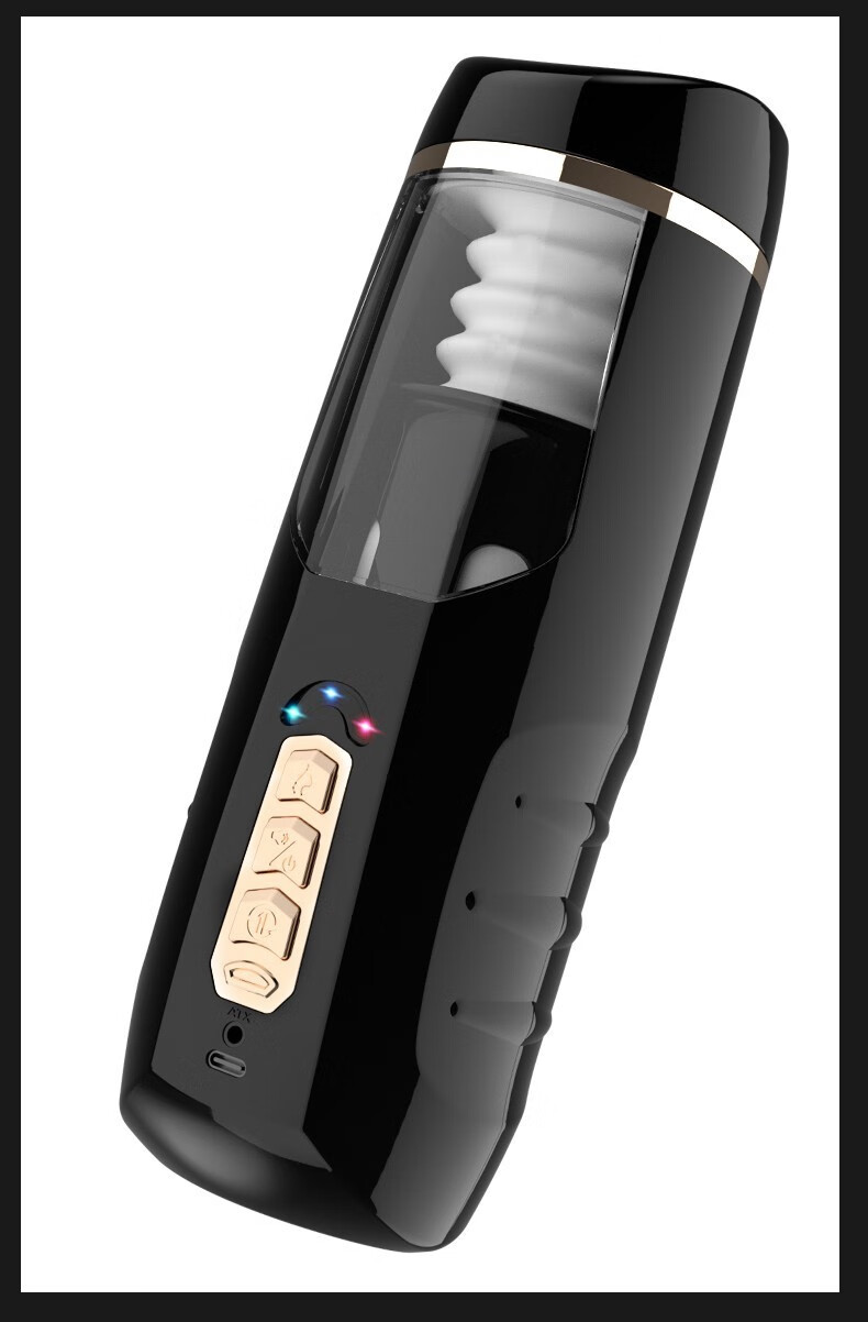 智能加温蠕动夹吸超紧伸缩真人互动发声便携炮架男性倒模情趣性用品