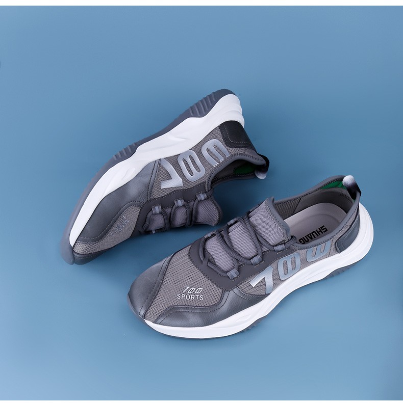 双凤2022春夏软底休闲薄款男鞋运动跑步鞋男71a2077米色38码