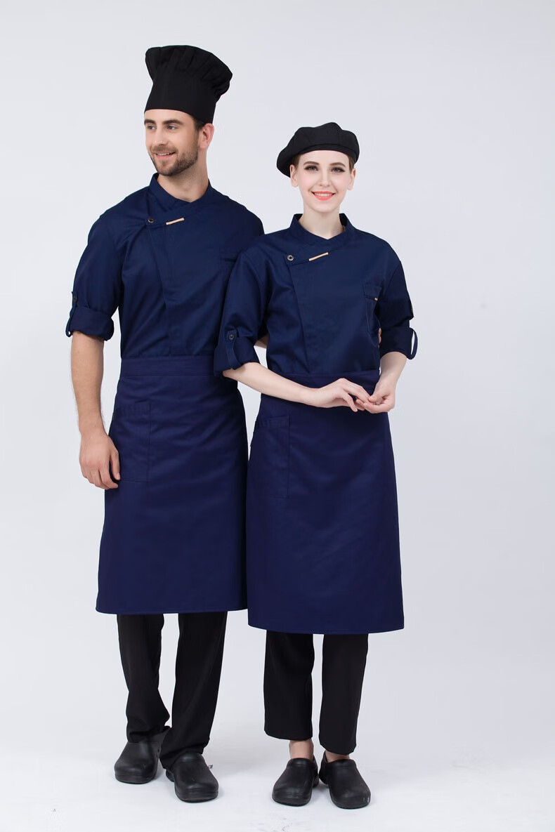 嘉之懿阳 厨师服法式西餐厅蛋糕店烘焙男女厨师餐饮工作服长袖面包店