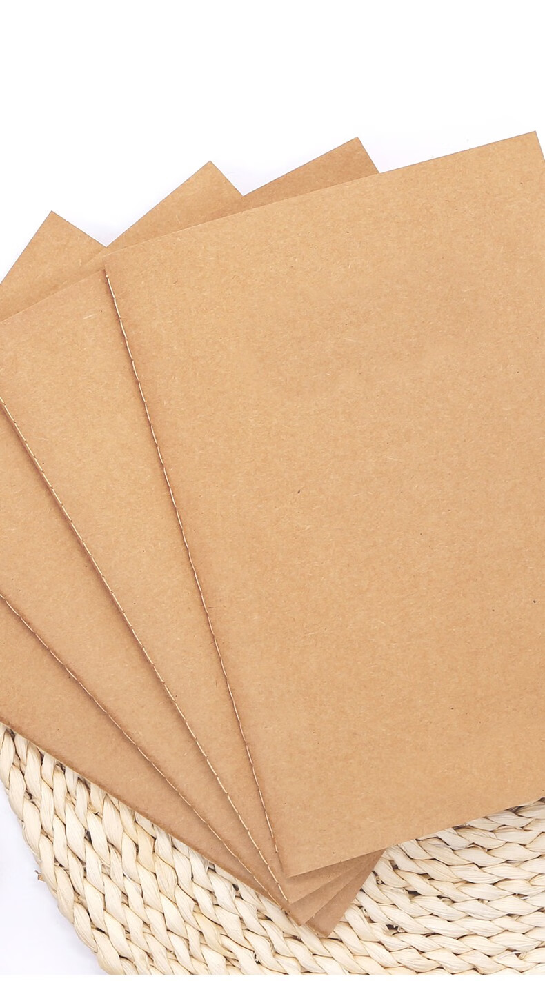 homeglen 加厚牛皮纸笔记本子b5大本简约ins风16k横线本a4内页空白页