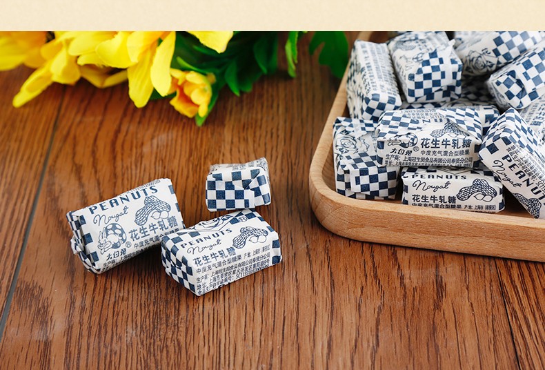 大白兔花生牛轧糖380g铁盒装【图片 价格 品牌 报价】-京东